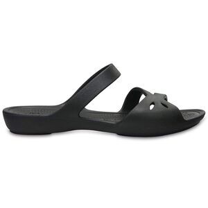 Crocs Kelli Iconic Strappy Sandals Women's Black Slide Sandals SZ 5
